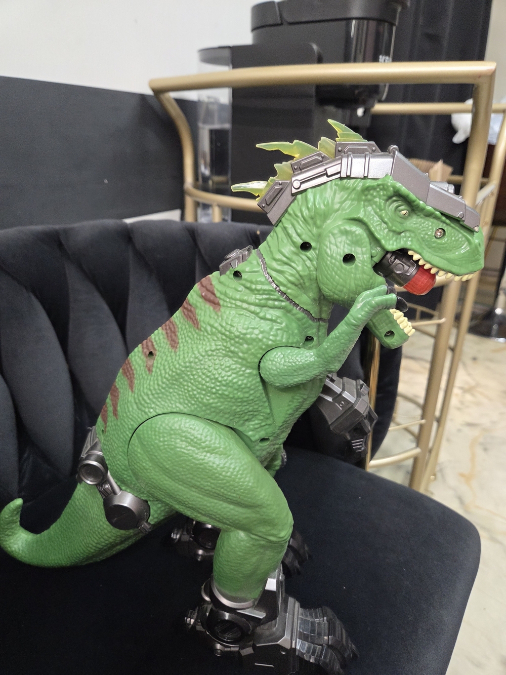 Green Robotic T-Rex Dinosaur Toy